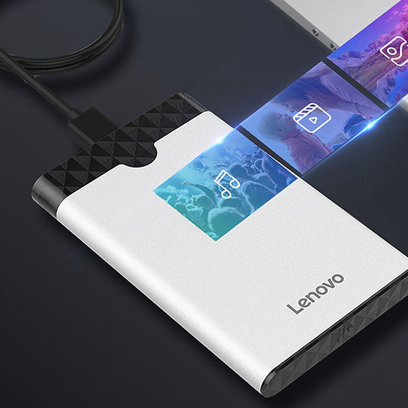 Lenovo S-03 2.5 inch USB 3.0 SATA HDD SSD Enclosures Portable 5Gbps Shockproof Hard Disk Drive External Mobile Case Enclosure