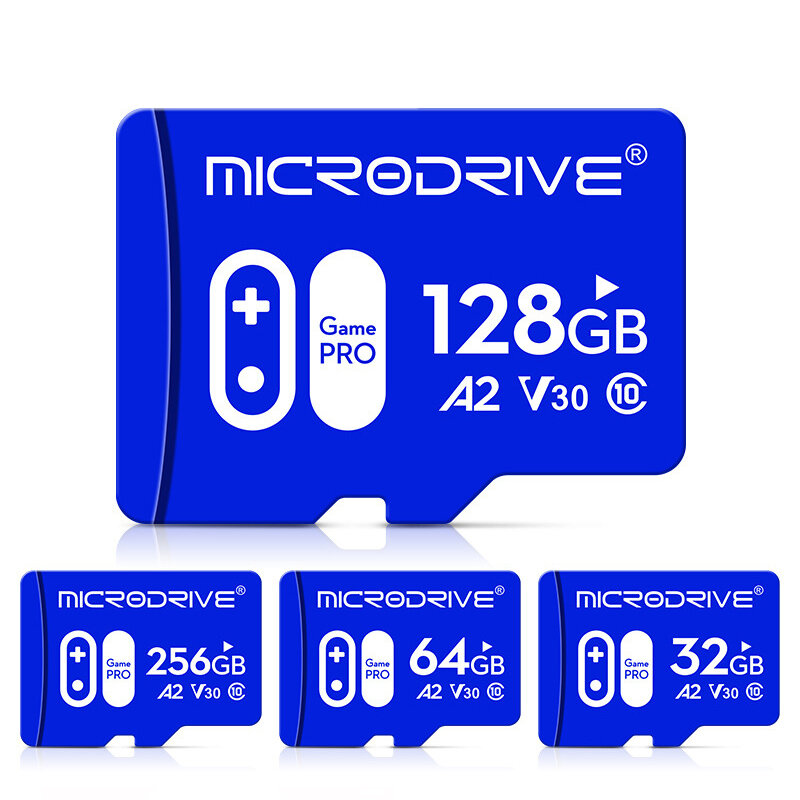 Microdrive Class 10 High Speed TF Memory Card 32G 64G 128G 256G Micro SD Card Flash Card Smart Card for Camera Drone TV Driving