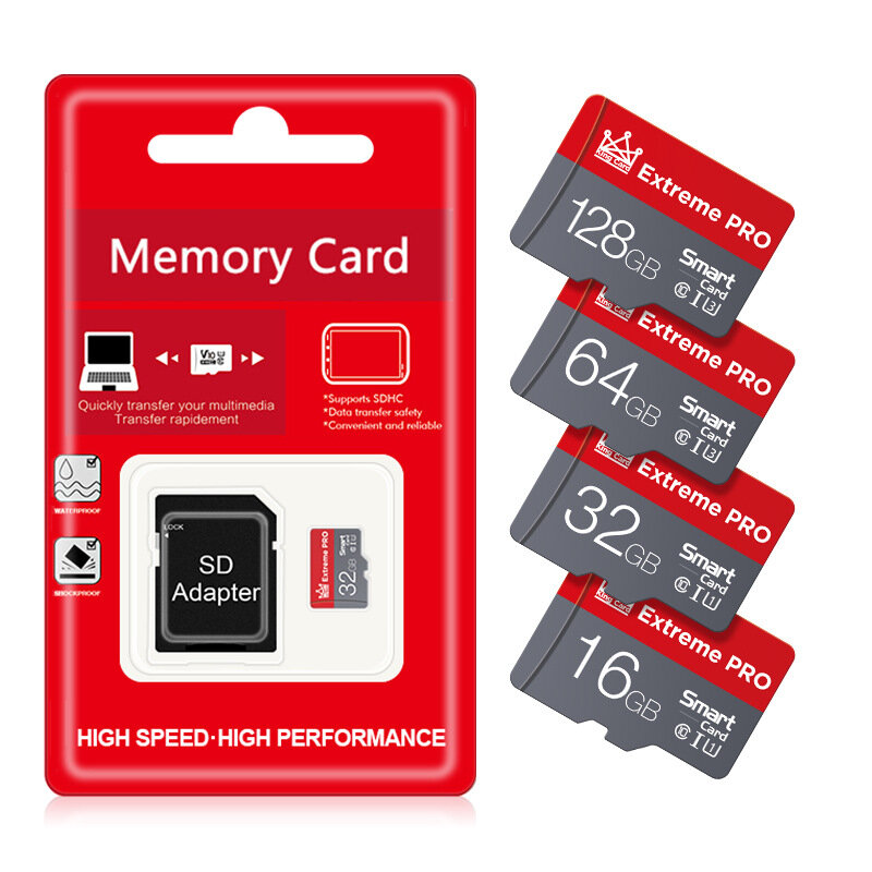 Microdrive 64GB Class 10 TF Memory Card High Speed Micro SD Card Flash Card Smart Card for Phone Camera Driving Recorder