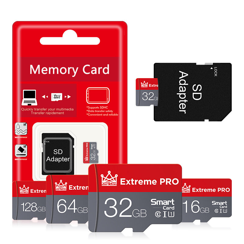 Microdrive 128GB TF Memory Card Class 10 High Speed Micro SD Card Flash Card Smart Card for Driving Recorder Phone Camera