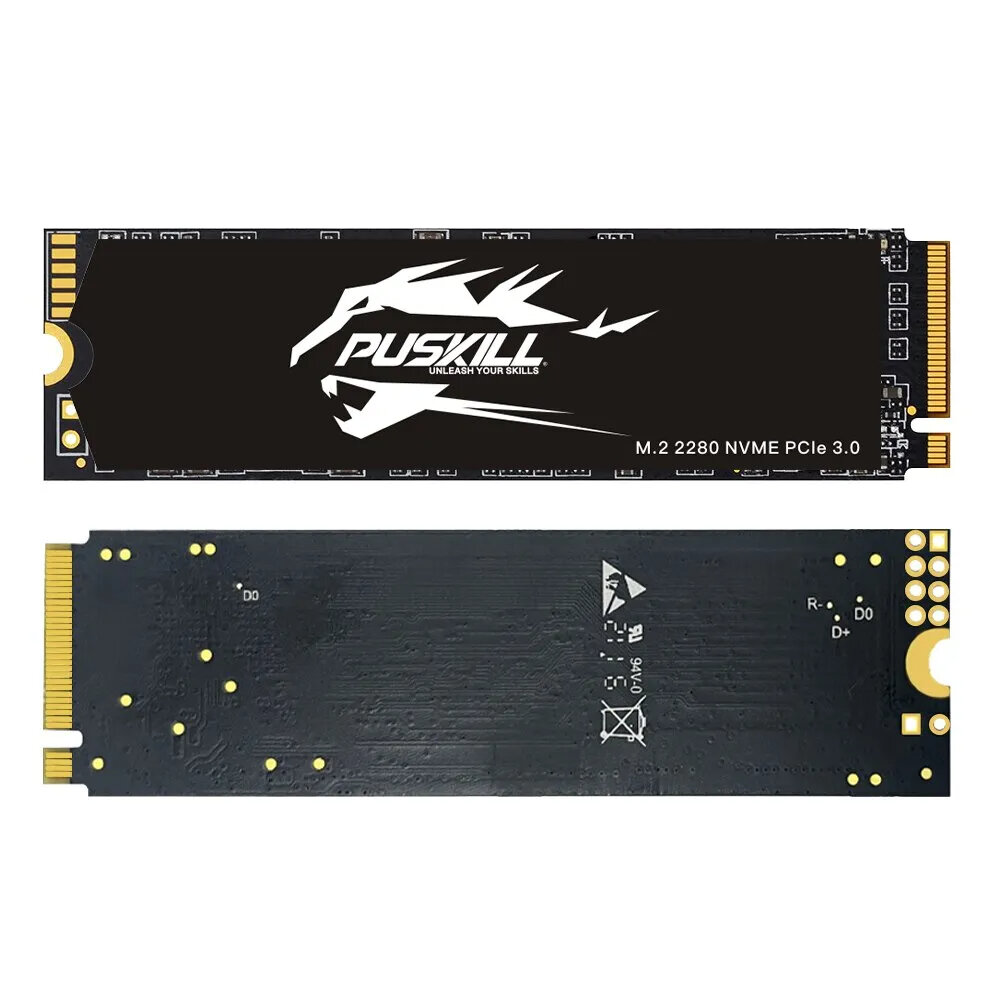 PUSKILL SSD M.2 NVMe 256GB 512GB PCIe M2 2280 Hard Disk Internal Solid State Drive Disk for Laptop Desktop