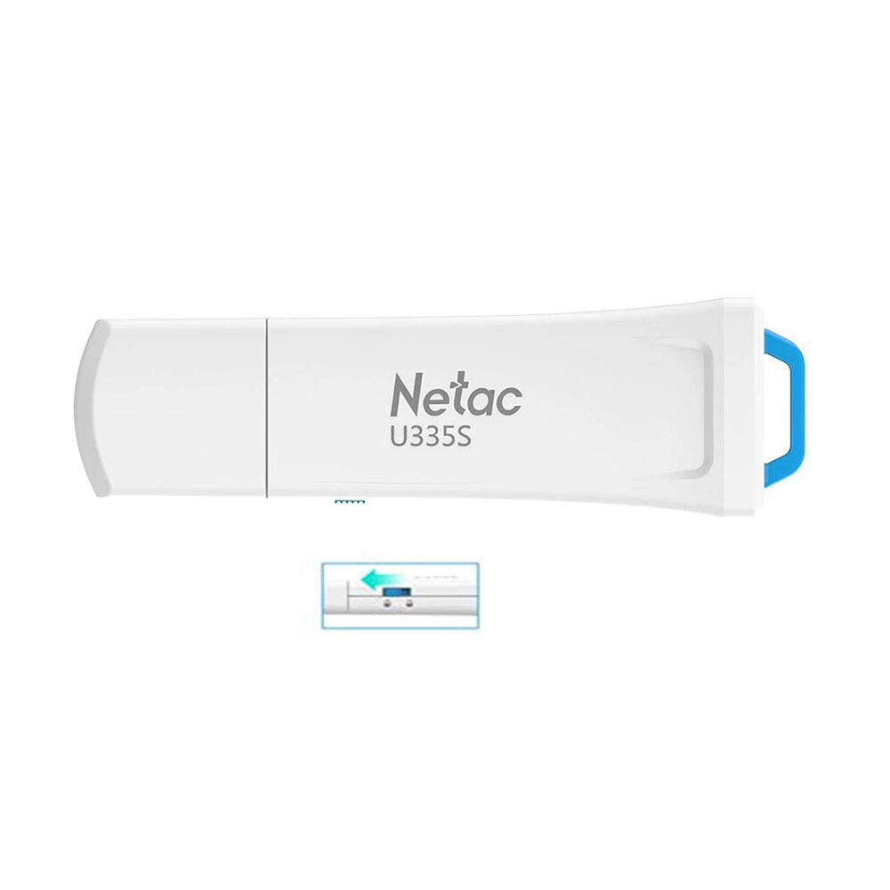 Netac USB 3.0 Flash Drive 16G 32G 64G 128G USB Disk Portable Thumb Drive Memory Stick with Physical Write Protection Switch for