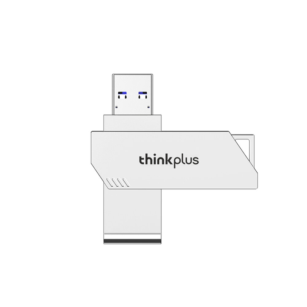 Lenovo ThinkPlus TPU301plus USB3.0 Flash Drive 360° Rotation Waterproof Anti-drop A+ Chip Zinc Alloy Fast Speed Portable Me