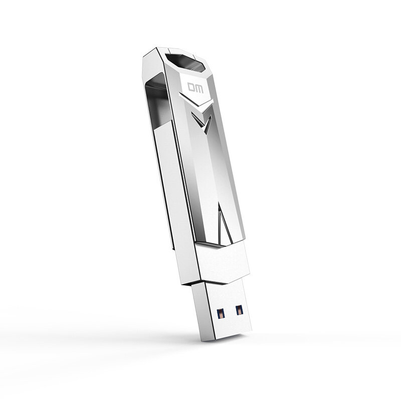 DM PD098 USB3.0&Type-C Flash Drive High-speed Pendrive 64GB/128GB/256GB/512GB Dual Metal Interface Memory USB Stick