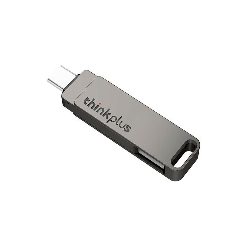 Lenovo Thinkplus MU110 Type-C&USB3.2 Flash Drive Dual Metal Interface 64GB 128GB 256GB 512GB High Speed Data Transmission Portab