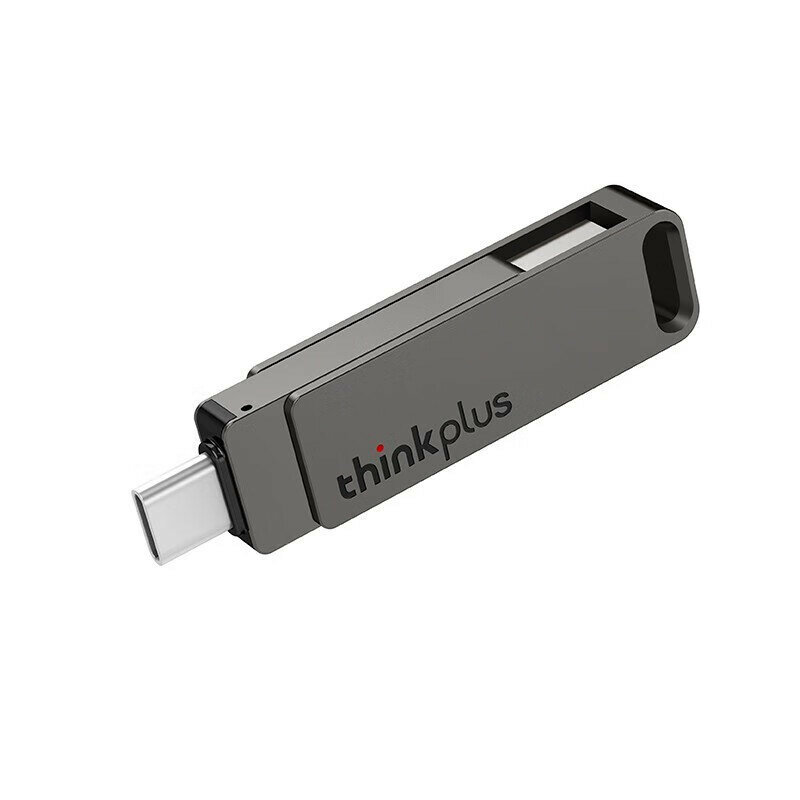 Lenovo Thinkplus MU110 Type-C&USB3.2 Flash Drive Dual Metal Interface 64GB 128GB 256GB 512GB High Speed Data Transmission Portab