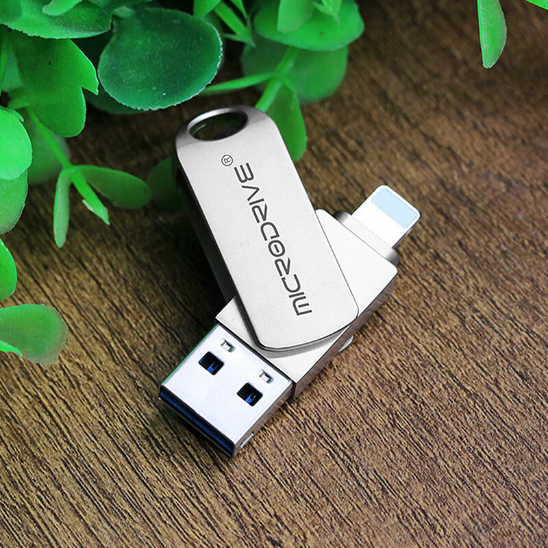 Microdrive 256GB USB3.0 Flash Drive Dual Interface Fast Transmission Speed Pendrive Mini Portable Memory U Disk for Phone TV Lap