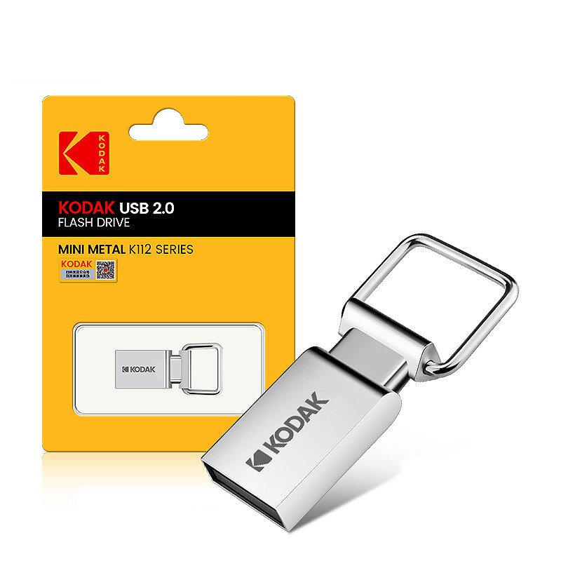 for Kodak K112 64G USB2.0 Flash Disk Flash Pendrive Mini Metal USB Flash Drive Memory Stick for Computer Laptop Car Speaker