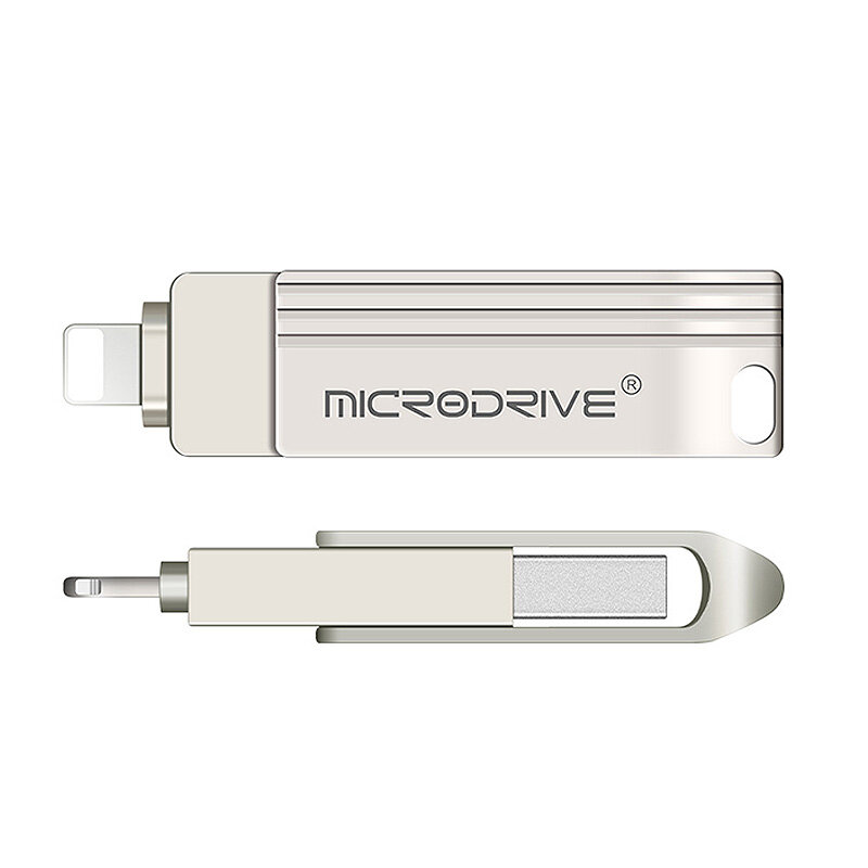 Microdrive 256GB USB3.0 Flash Drive 2-in-1 USB-A&iP Fast Transmission Speed USB3.0 Pendrive Mini Portable Memory U Disk for PC T