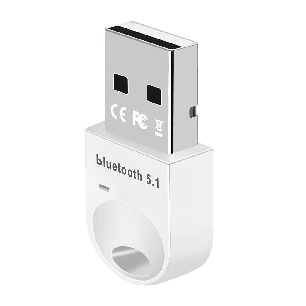 USB Bluetooth 5.1 Adapter Mini Wireless Bluetooth Dongles Audio Receiver Transmitter Supports Win8.1/10/11 win7