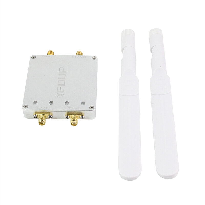 EDUP WiFi Amplifier 2.4G/5.8G 4W Dual Band Signal Booster Long Range Wifi Signal Extender with Dual Antenna High Power for Drone