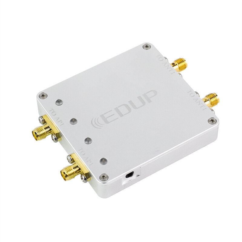 EDUP WiFi Amplifier 2.4G/5.8G 4W Dual Band Signal Booster Long Range Wifi Signal Extender with Dual Antenna High Power for Drone