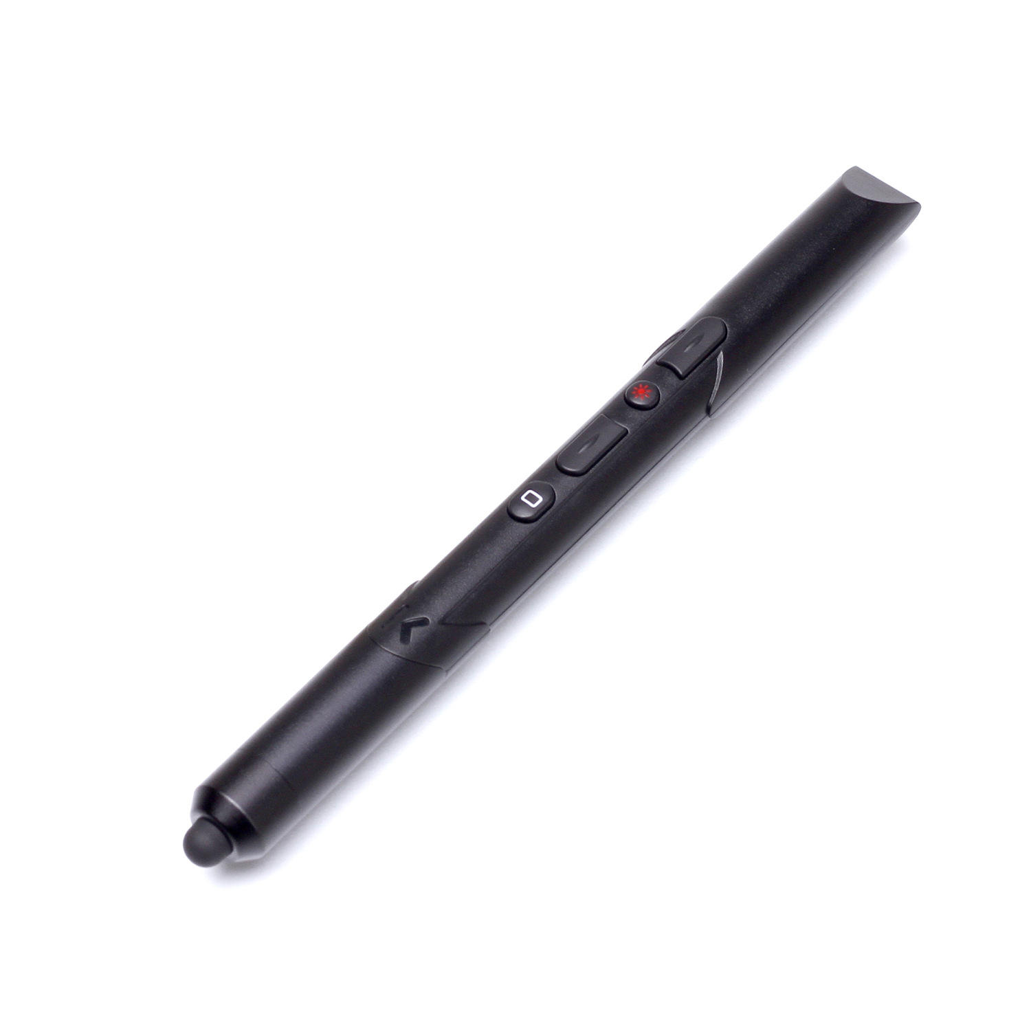 VIBOTON 3 in 1 Flip Pen Touch-sensitive Pen Red Light Indication Wireless Presenter PPT Page Pen Clicker USB Remote Control