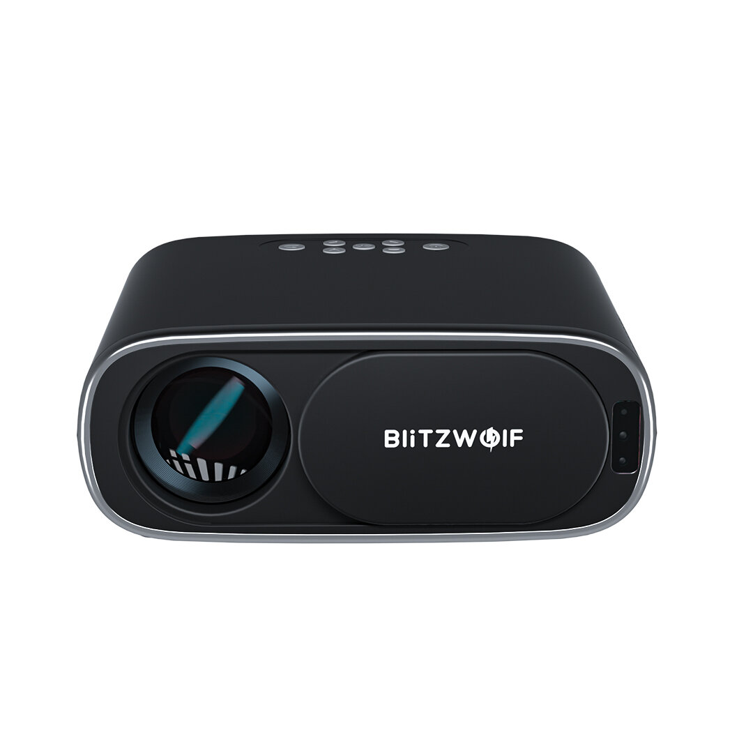 BlitzWolf®BW-V4 1080P Projector 5G-WIFI Mirroring Wireless Auto Focus Auto Keystone Correction Lens Protection Automatic Sli