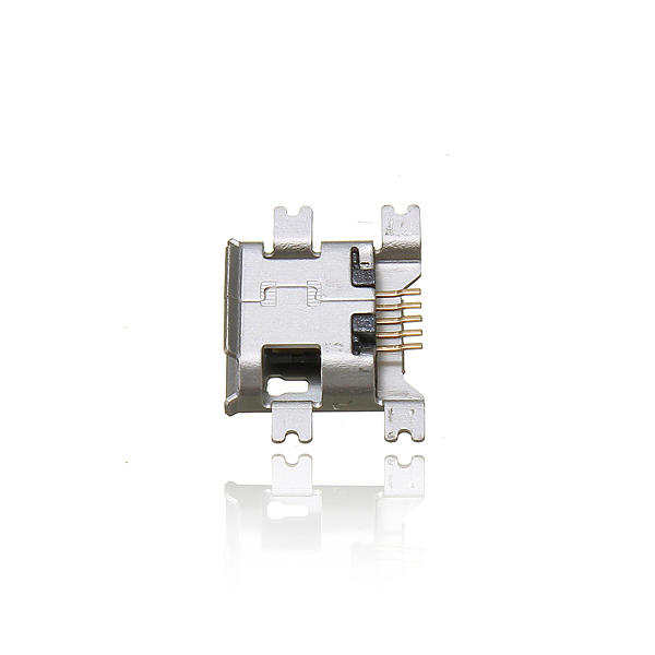 Micro USB Type B Female 5Pin Socket 4Legs SMT SMD Soldering Connector adapter COD