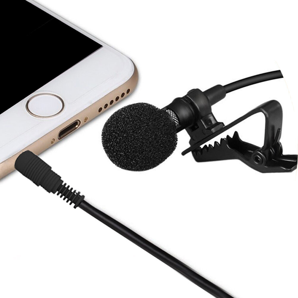 1.5m Omnidirectional Condenser Microphone for Reer For iPhone 6S 7 Plus Mobile Phone for iPad DSLR Camera