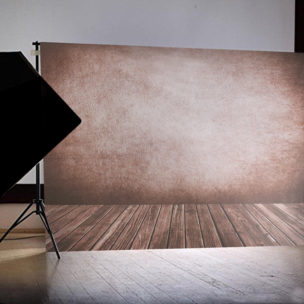 MOHOO 1.5x2.1m Cotton Cloth Studio Background Vintage Wooden Floor Backdrop Photography Photo Props