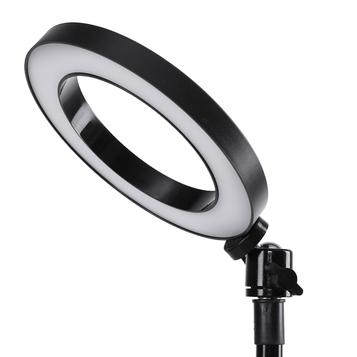 16/25cm Dimmable LED Video Ring Light Tripod Stand with Phone/Mic Holder bluetooth Selfie Shutter for Youtube Tik Tok Live Strea