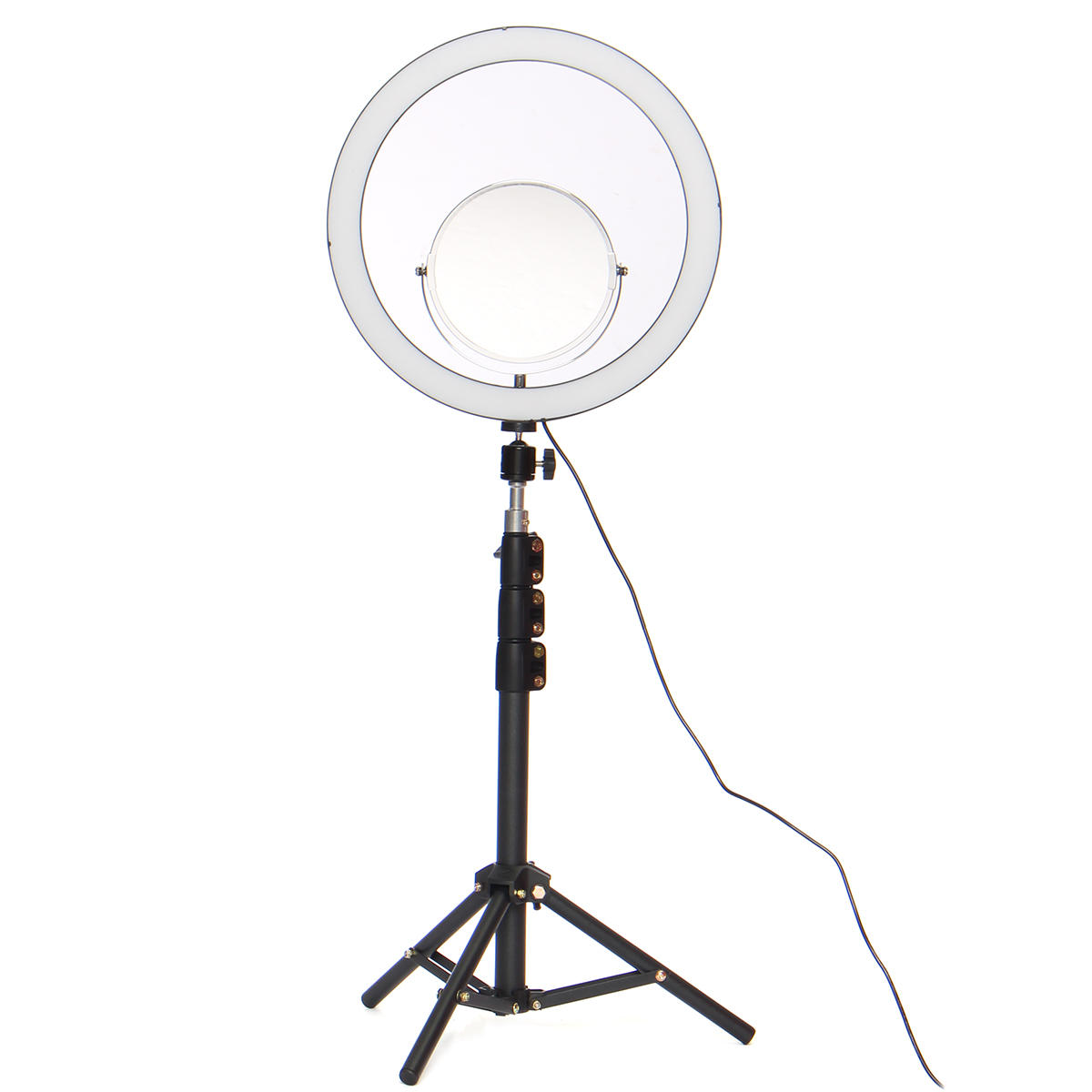 12.60" Live Stream Makeup Selfie LED Ring Light With Tripod Stand Bluetooth Remote Control Cell Phone Holder