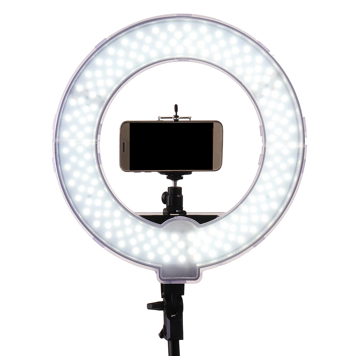 12 Inch Dimmable LED Video Ring Light with Diffuser Tripod Stand Holder for Youtube Tik Tok Live Streaming