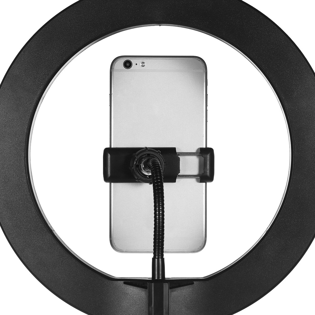 26cm 120 Lamp Beads LED Ring Light 3 Modes Dimmable Selfie Light with Phone Holder for Youtube Stream Video Makeup Live Selfie