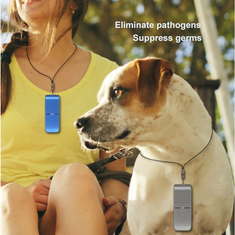 Bakeey USB Portable Wearable Necklace Air Purifier Personal Mini Air Negative Ion Air Freshener