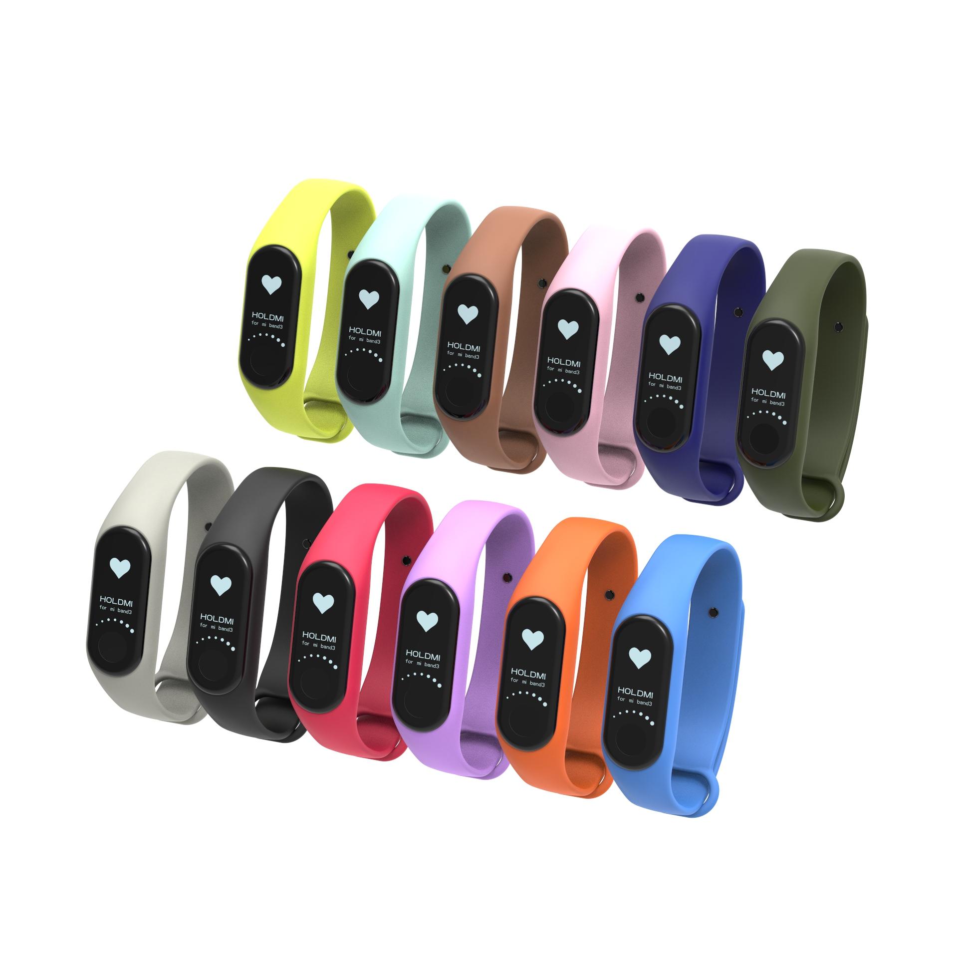 Bakeey Colorful Silicone Replacement Wristband Strap Bracelet Wristband for XIAOMI Mi Band 3