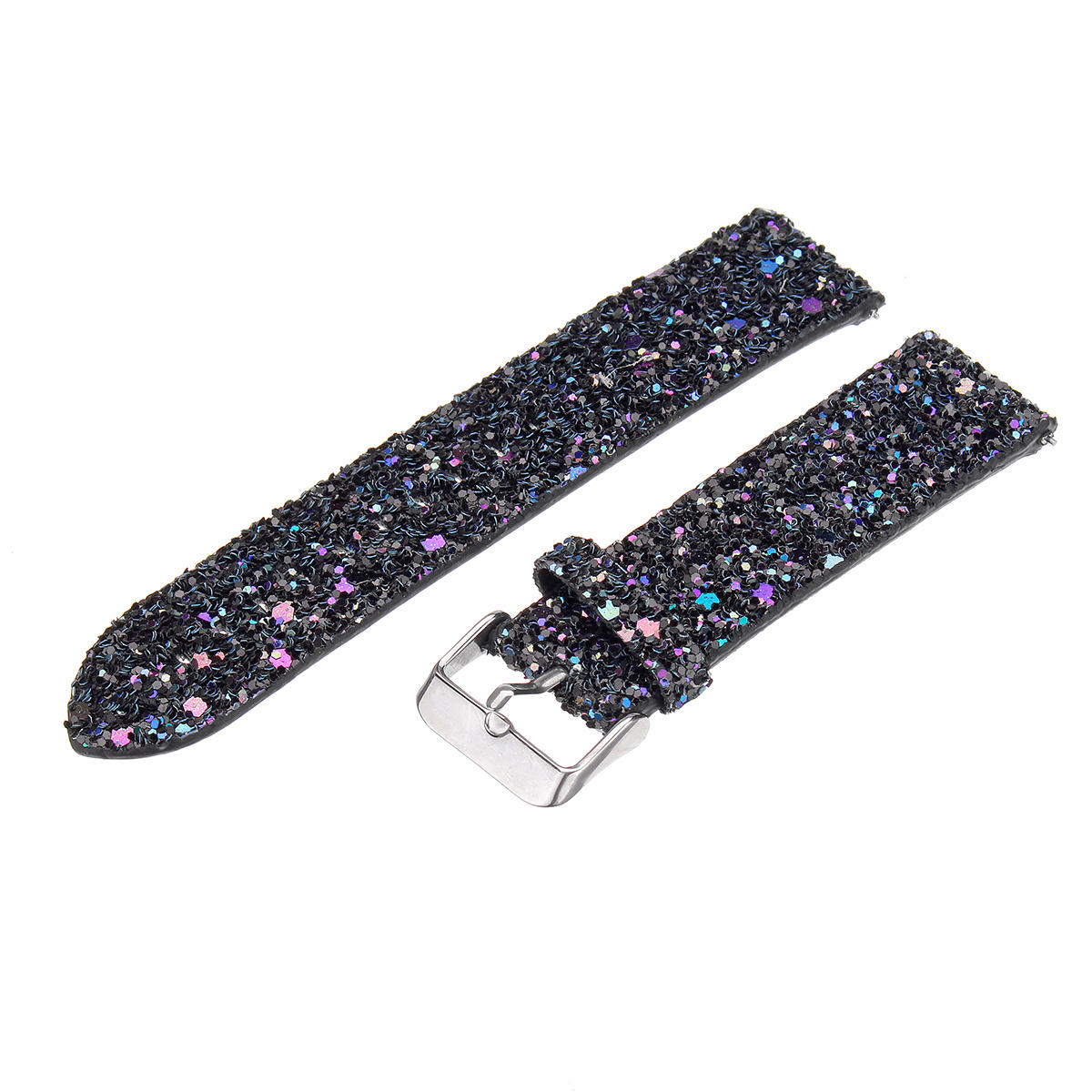 Replacement Bling Glitter Leather Wrist Strap Watch Band For Fitbit Versa COD