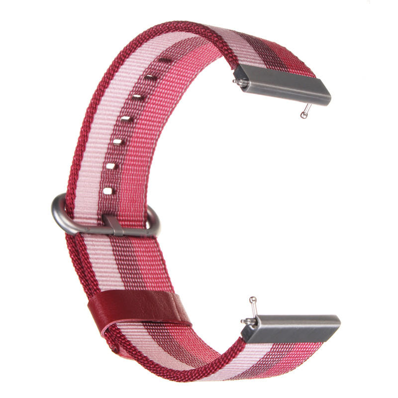 Colorful Nylon Loop Watch Band Strap Replacement for Fitbit Versa Breathable Fabric