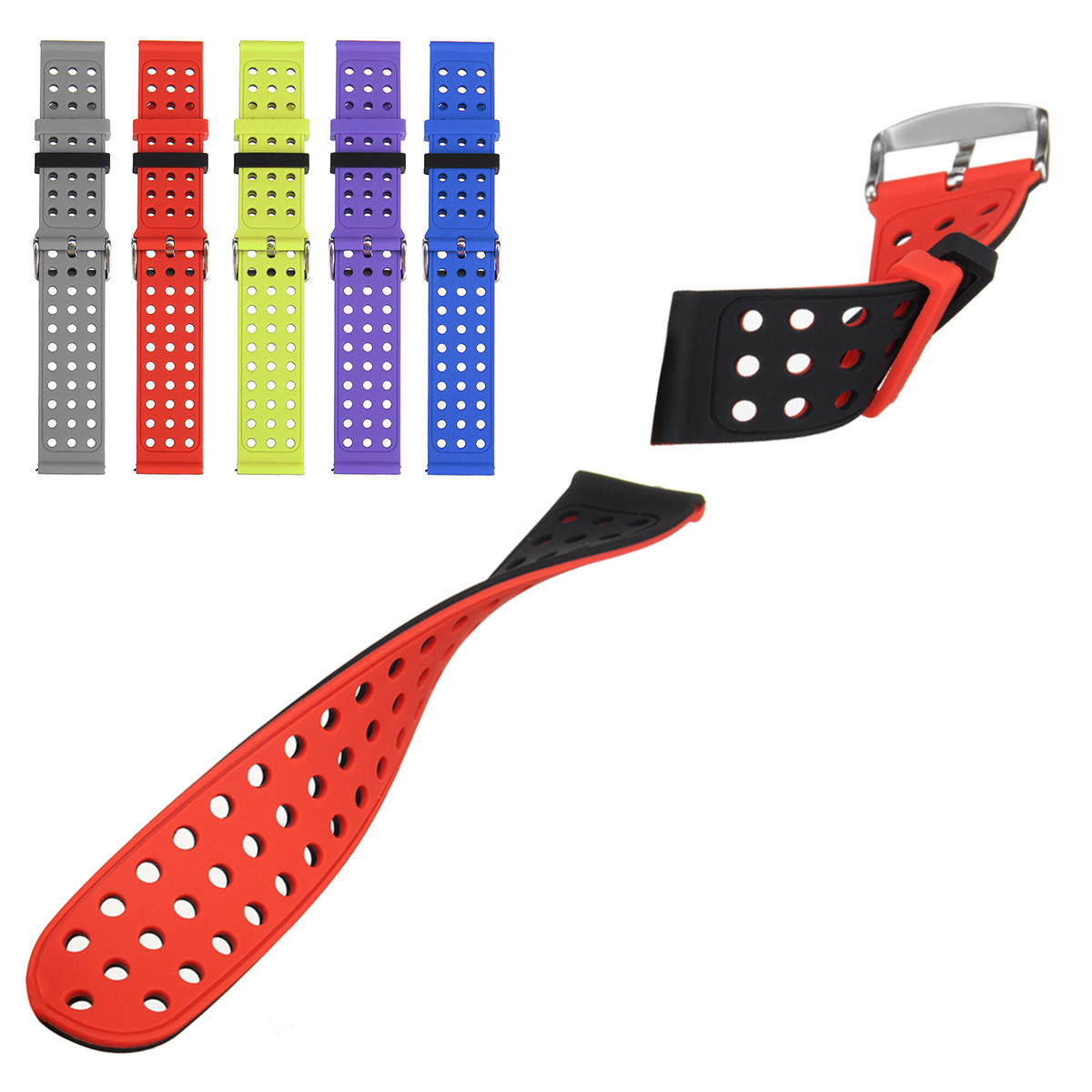 Bakeey Replacement Silicone Rubber Classic Smart Watch Band Strap For Fitbit Versa