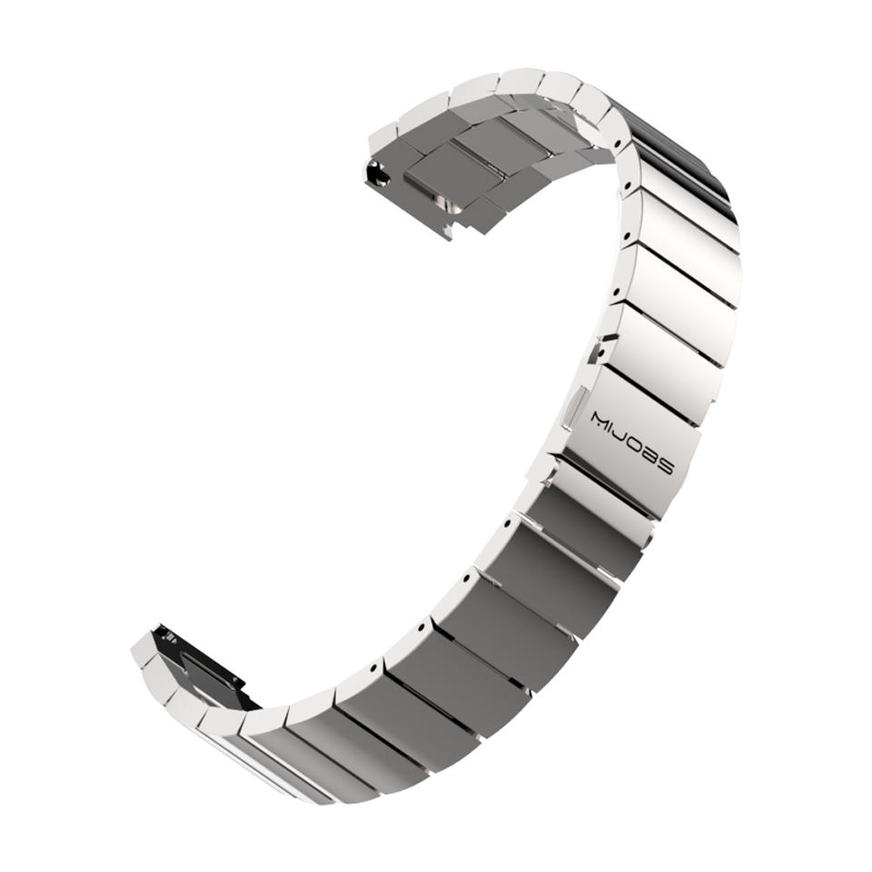 Mijobs Anti-lost Metal Pro Strap Simple Design Watch Band Full Steel Watch Strap for Xiaomi Mi Band3 Non-original