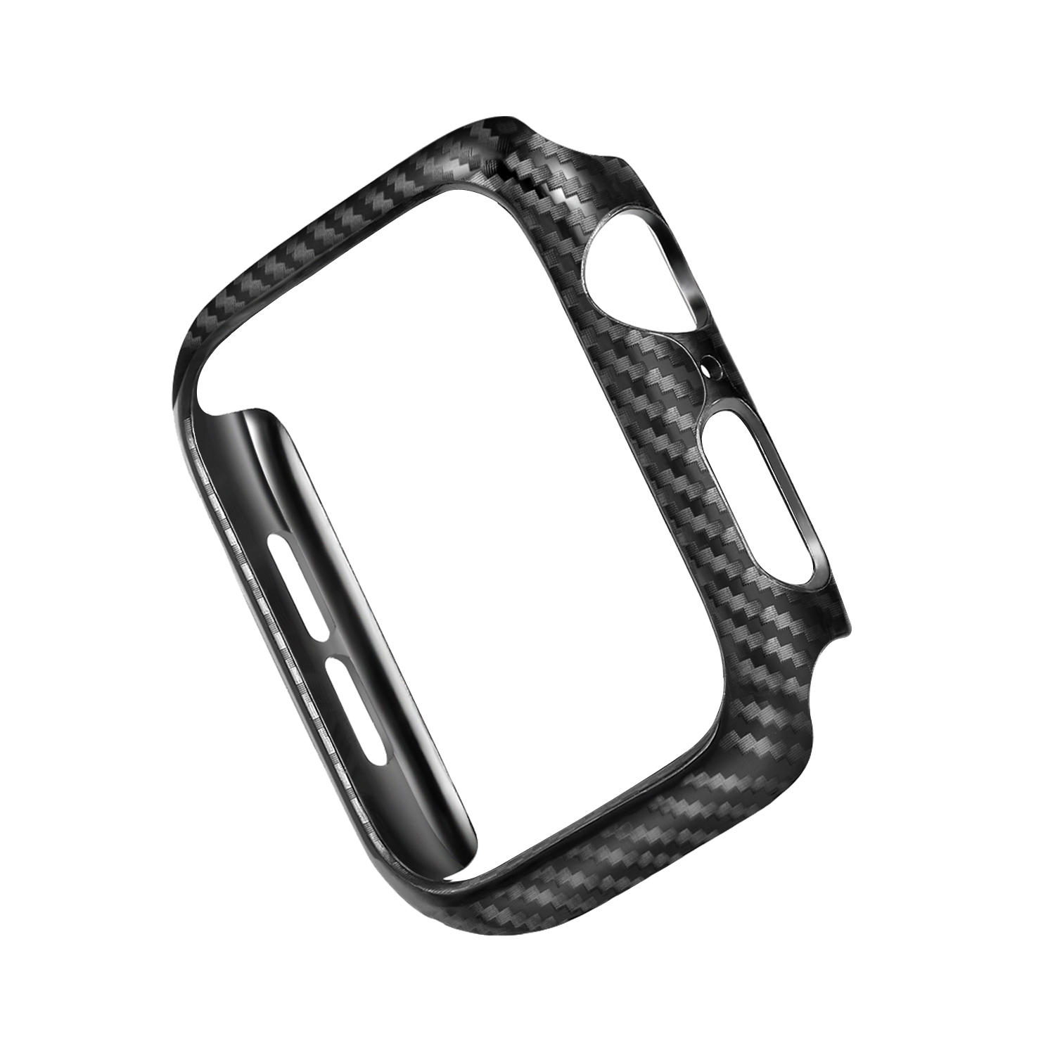 Enkay Carbon Fiber Watch Cover+3D Curved Edge Hot Bending Watch Screen Protector For Apple Watch Series 4 40mm