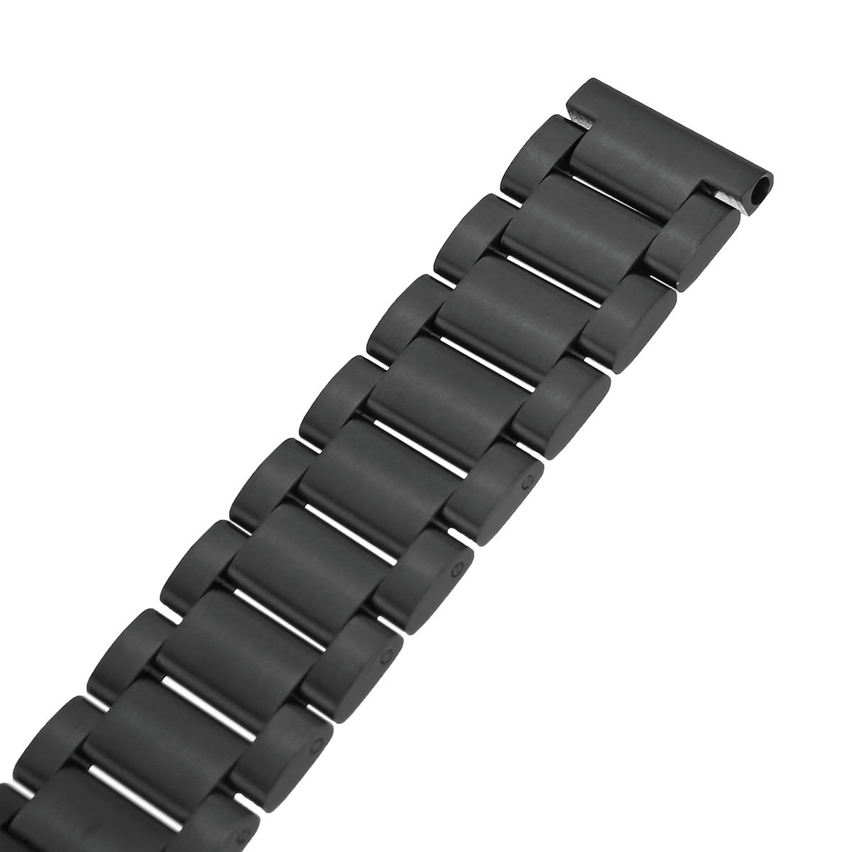 Stainless Steel Watch Band Metal Strap Replacement for Fitbit Charge 3 No Linker