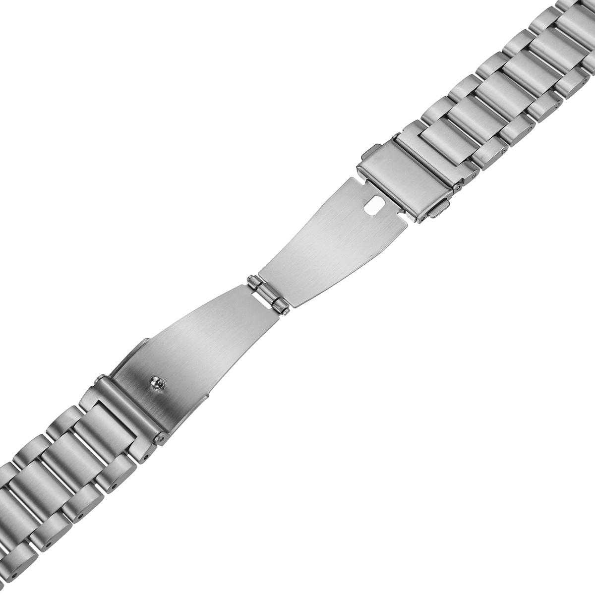 Stainless Steel Watch Band Metal Strap Replacement for Fitbit Charge 3 No Linker