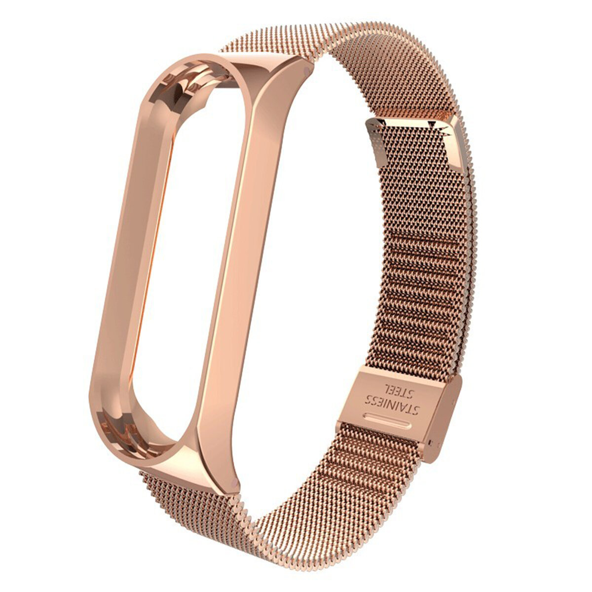 Bakeey Milanese Stainless Steel Replacement Watch Band Metal Buckle for Xiaomi Mi Band 4 Smart Watch