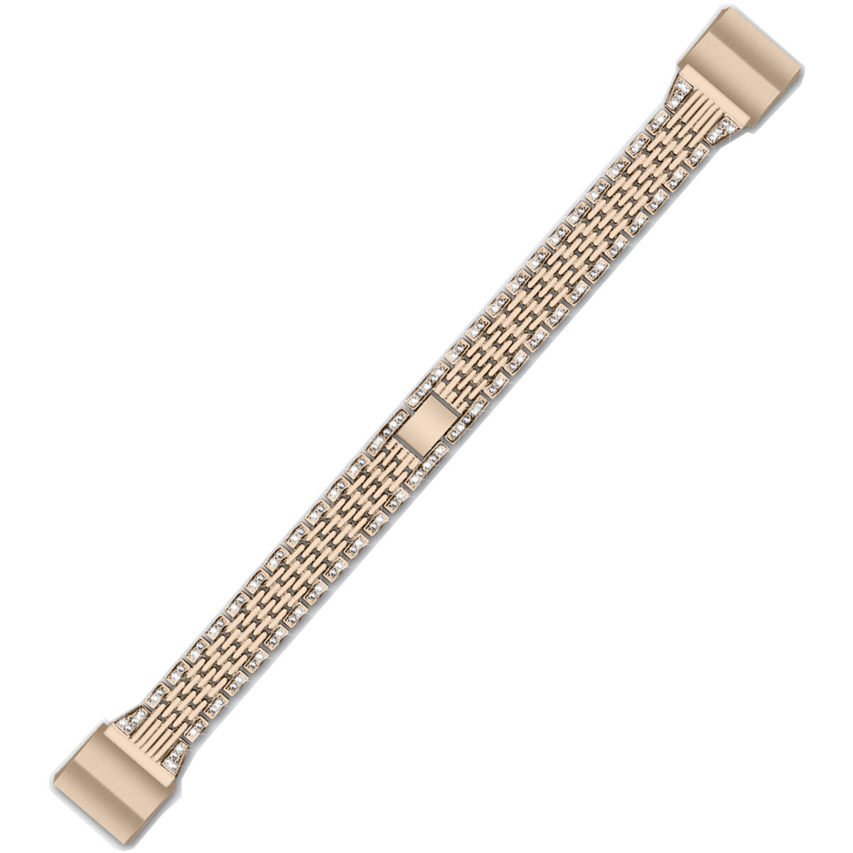 Luxury Stainles Steel Watch Band Watch Strap Replacement for Fitbit Charge 2 COD