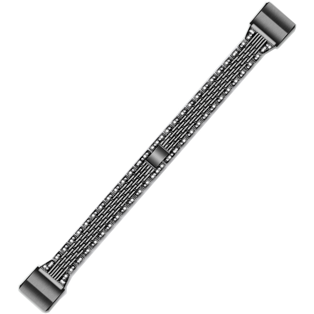 Luxury Stainles Steel Watch Band Watch Strap Replacement for Fitbit Charge 2 COD