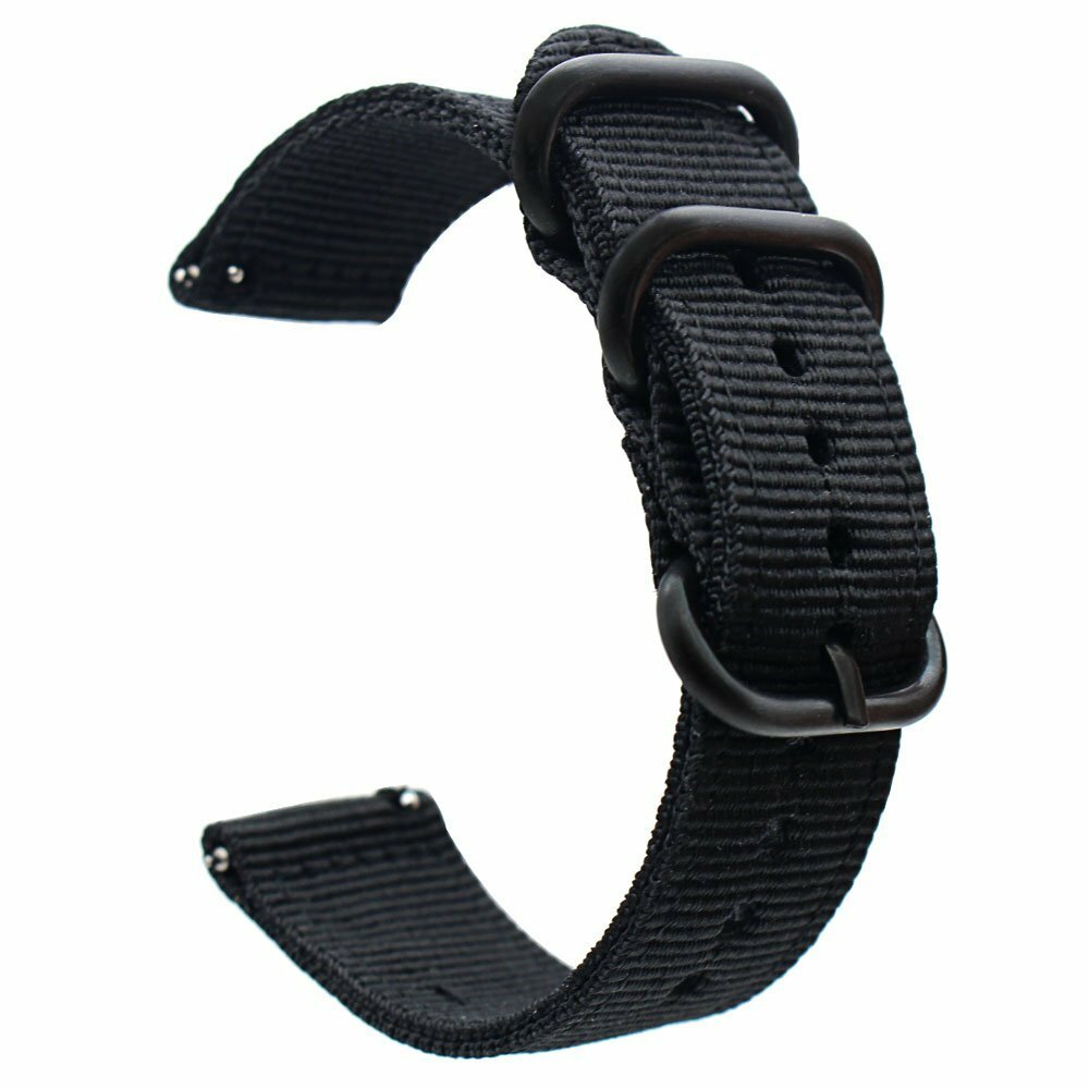 Bakeey 18/20/22/24mm Width Comfortable Anti-scratch Canvas Nylon Woven Watch Band Strap Replacement for Samsung Gear S3 Huami Am