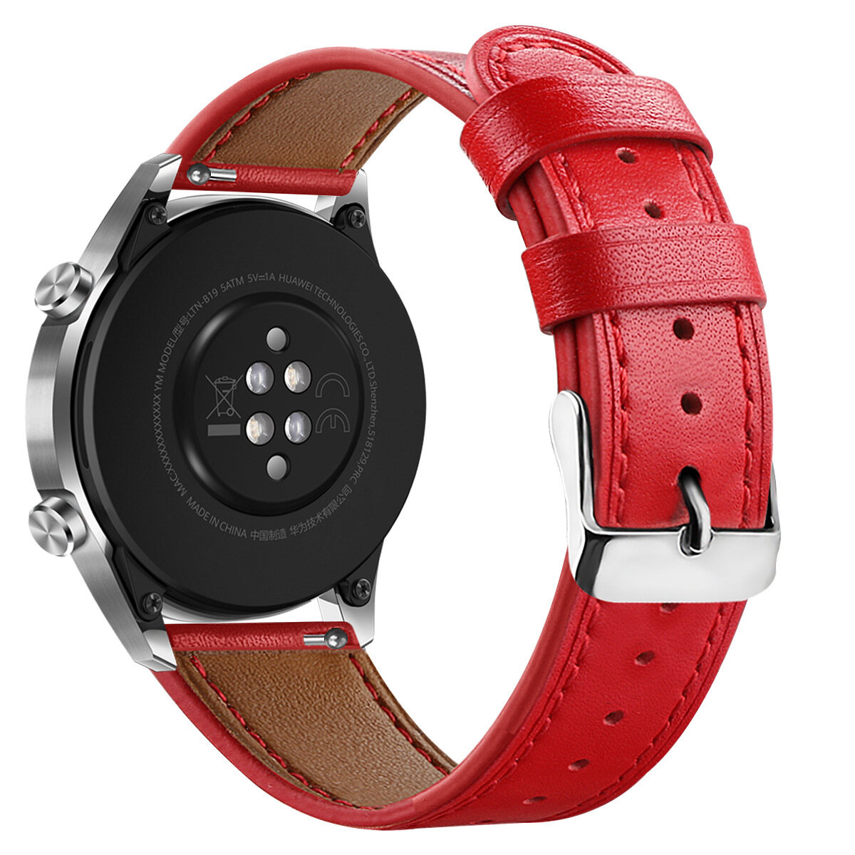 Bakeey 22mm Replacement Strap Genuine Leather Smart Watch Band For Huawei WATCH GT/GT2 46MM