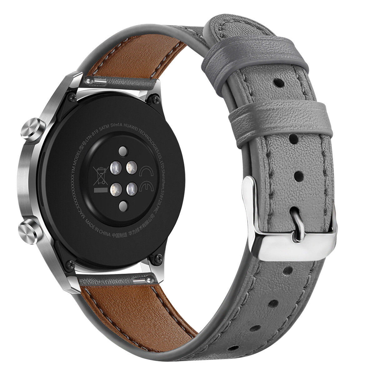 Bakeey 22mm Replacement Strap Genuine Leather Smart Watch Band For Huawei WATCH GT/GT2 46MM