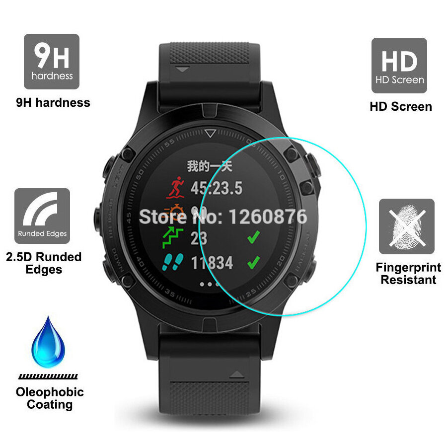 Bakeey 3pcs Anti-Scratch Tempered Glass Screen Protector for Garmin Instinct Smart Watch