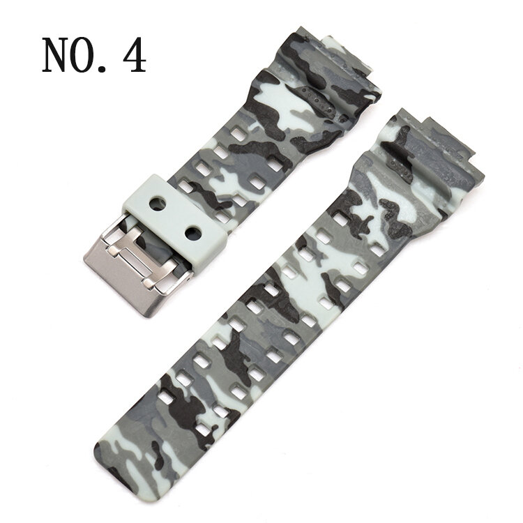 Bakeey H Type Camouflage Watch Band for Casio GA-110/100/120/GD-120/110 COD