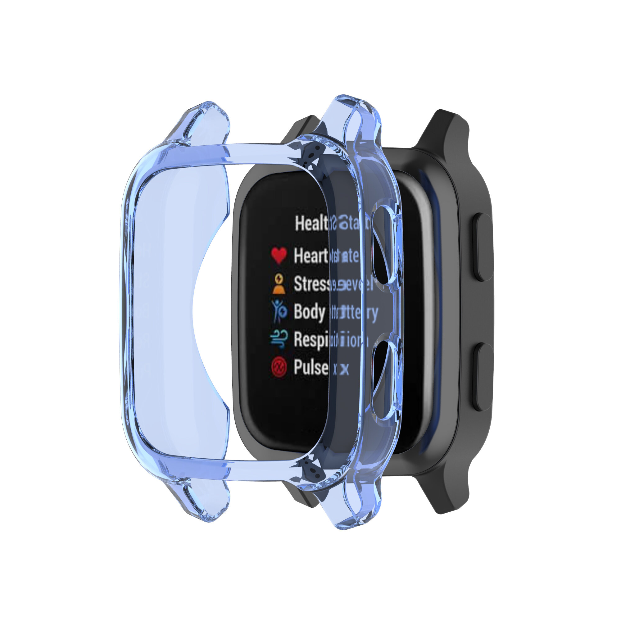 Bakeey TPU Transparent Half-pack Watch Case Cover Watch Shell Protector For Garmin Venu sq