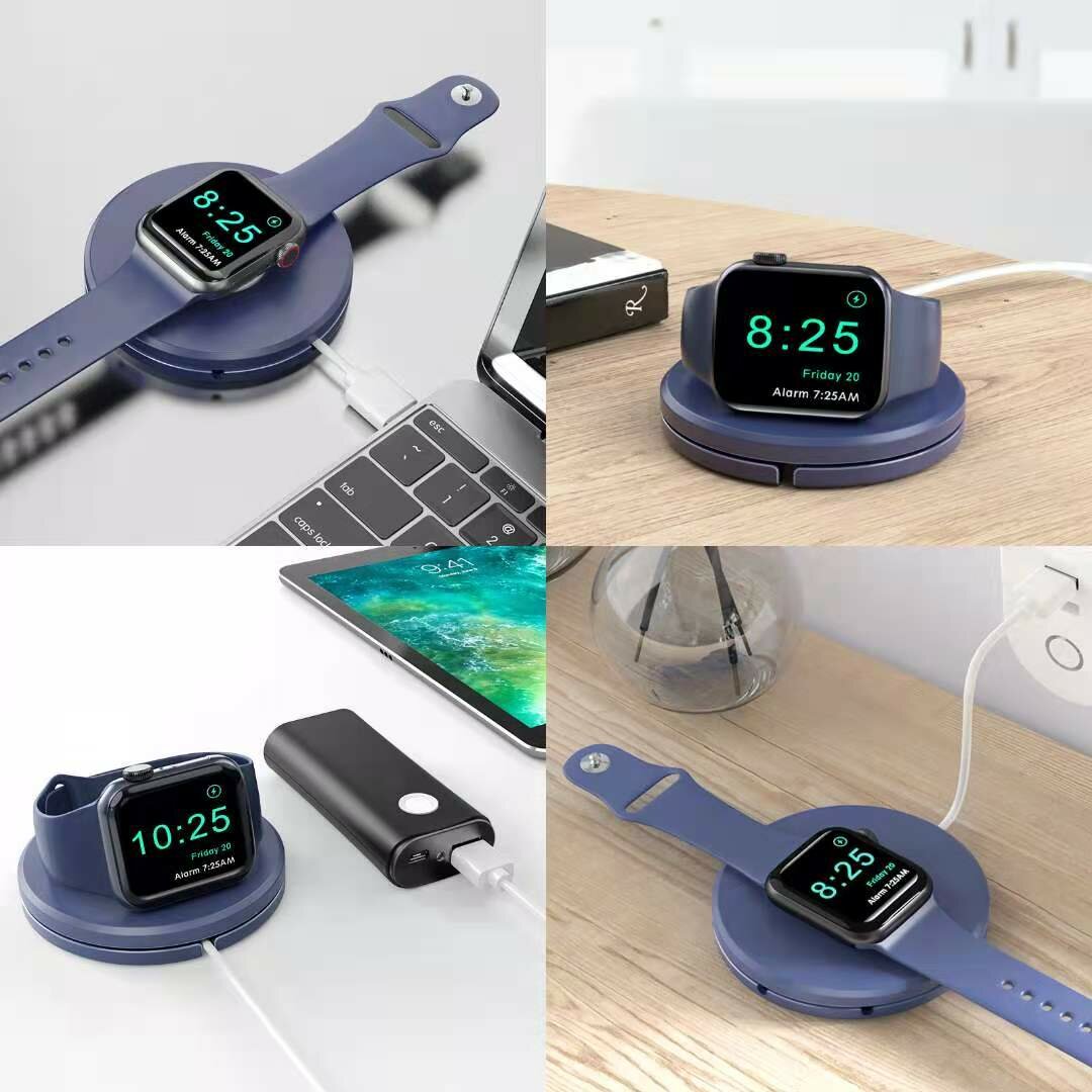 Bakeey 75° Standing Dock Charge Charger Cable Storage for Apple Watch 1-6 SE