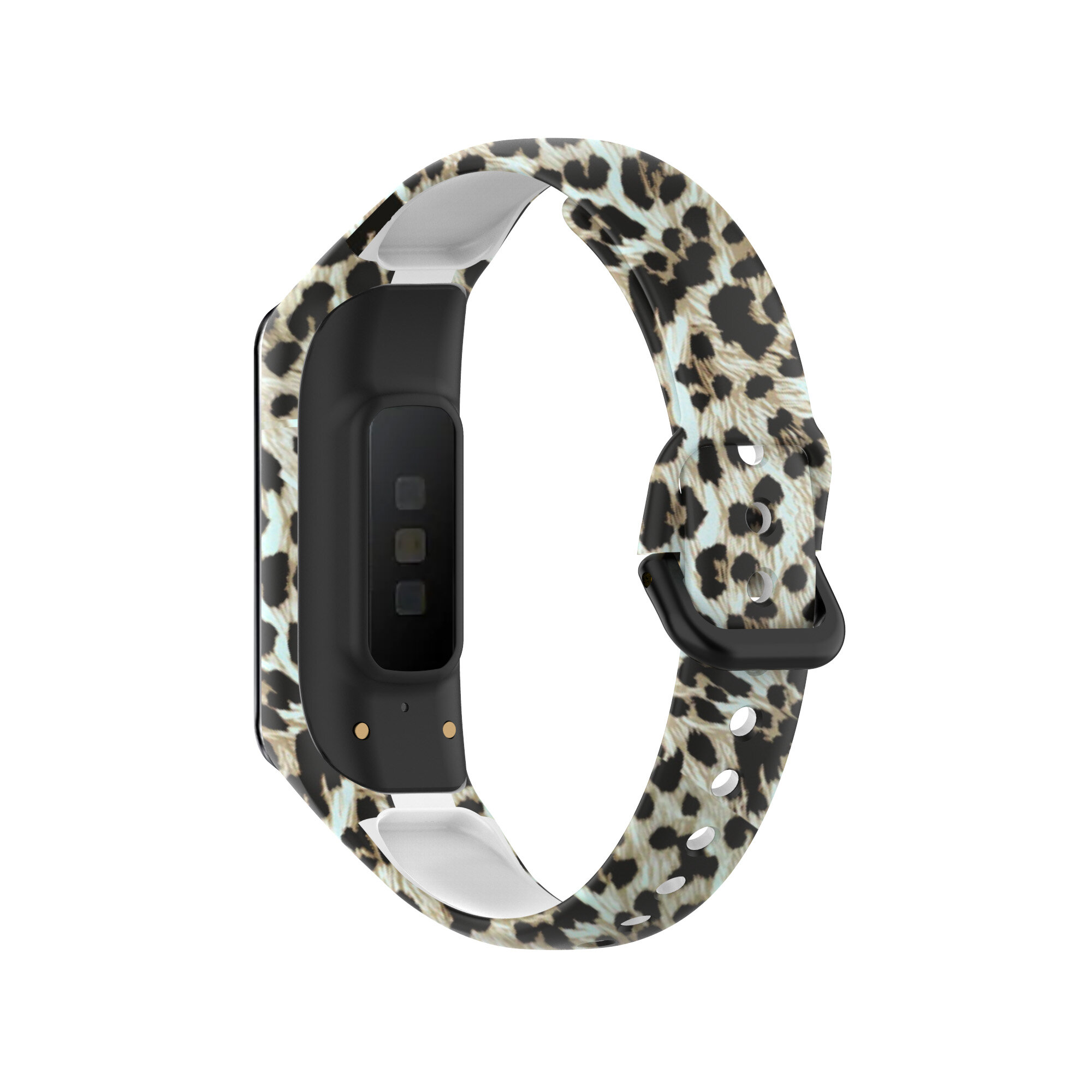 Bakeey Printed Pattern Stainless Steel Buckle Smart watch Band Replacement Strap For Samsung Galaxy Fit 2