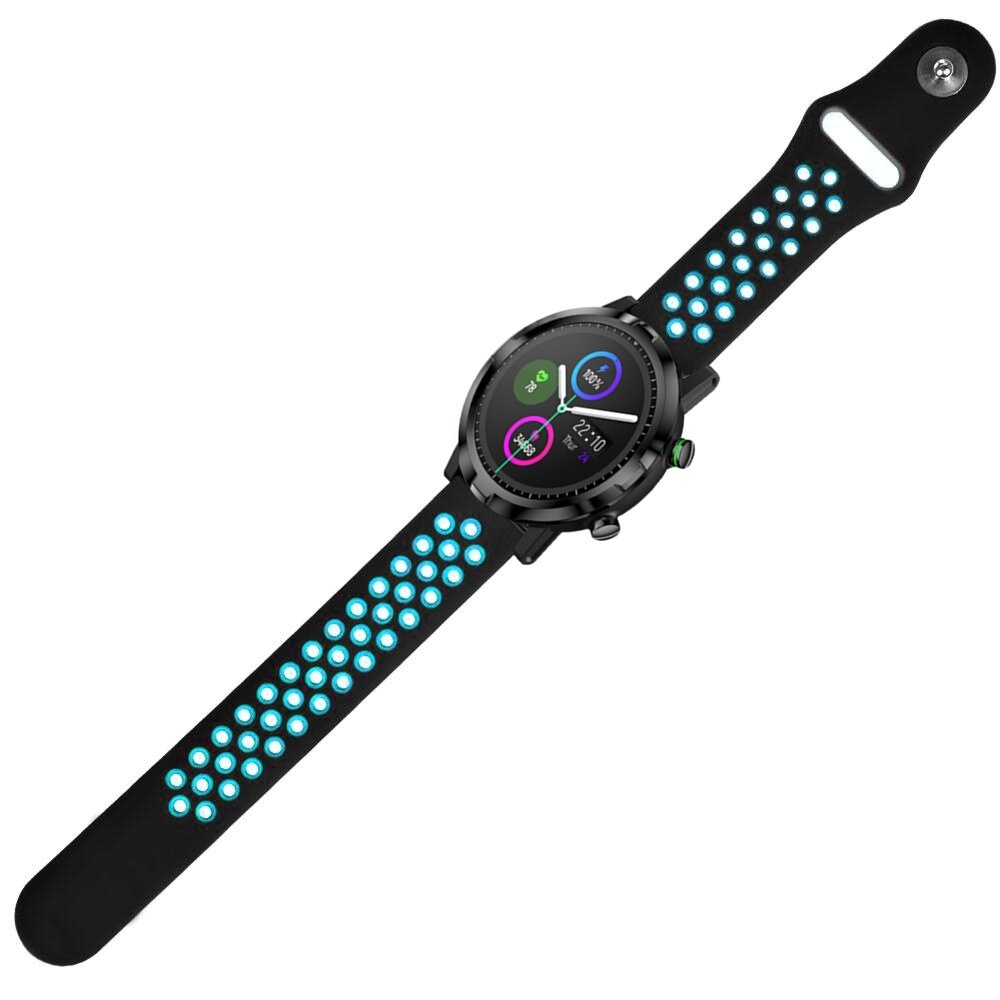 Bakeey 22mm Width Colorful Breathable Lightweight Silicone Watch Band Strap Replacement for Haylou LS05S