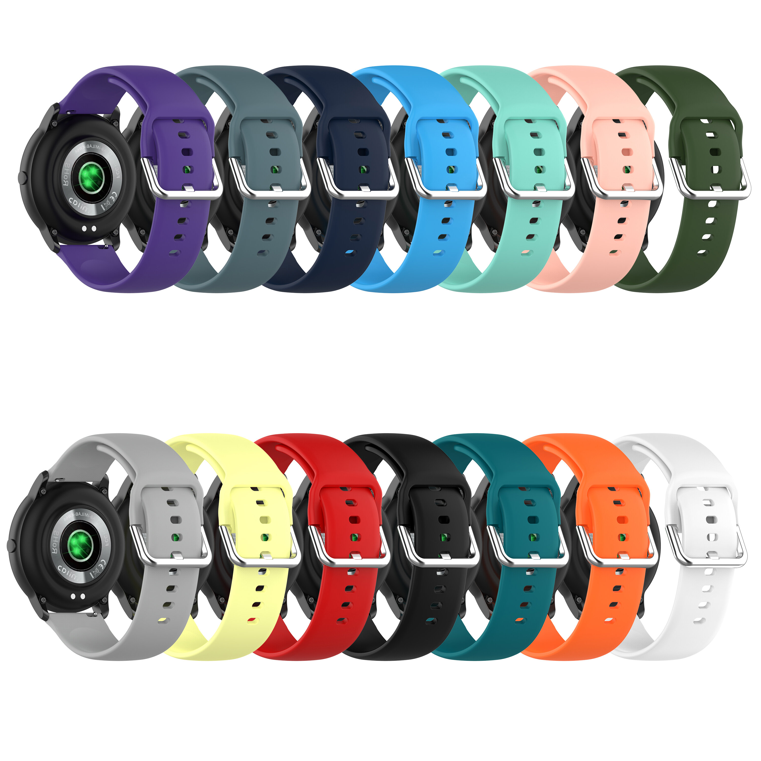 [Multi-Color to Choose] Bakeey Comfortable Soft Silicone Watch Band Strap Replacement for Xiaomi Haylou RT LS05S/ Haylou Solar L