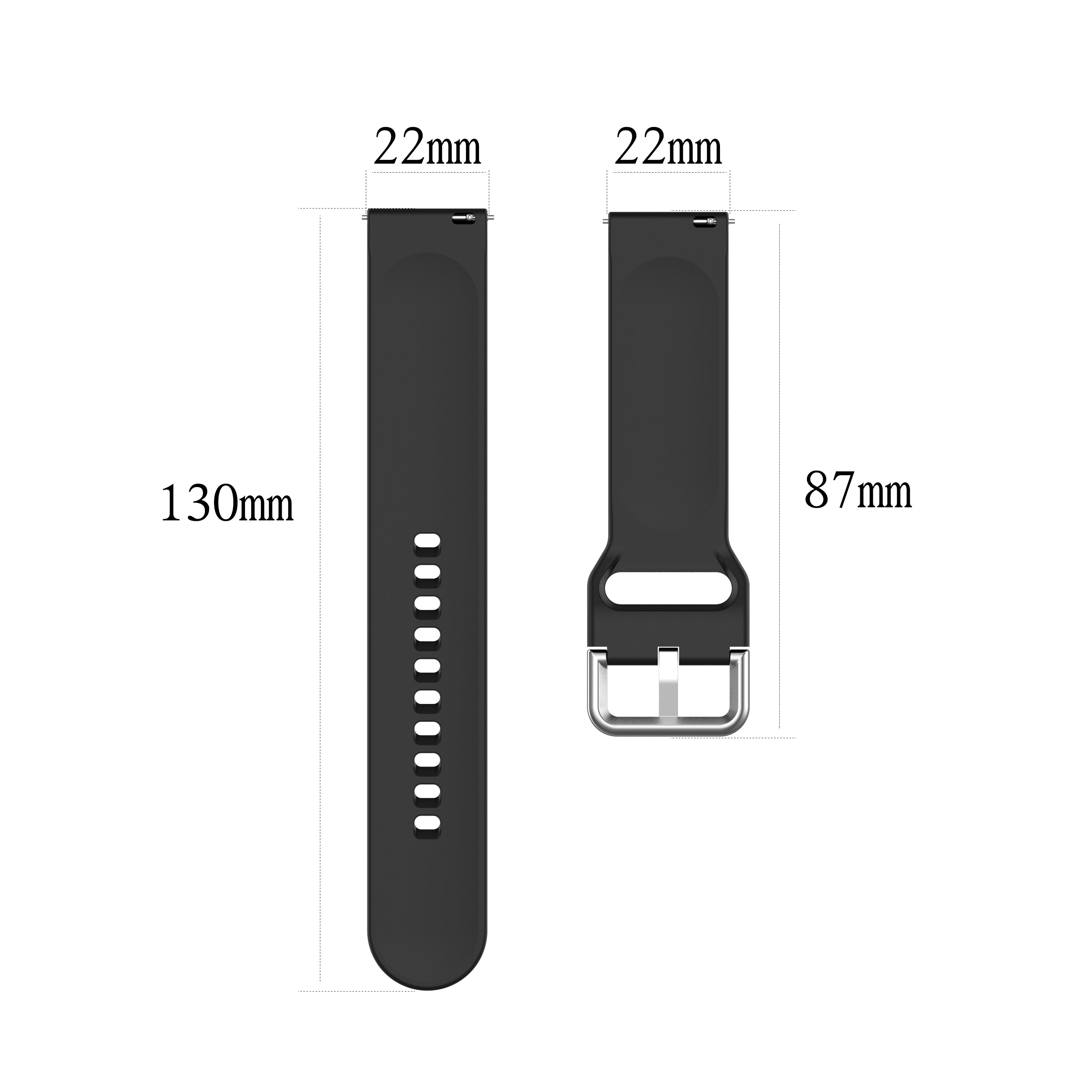 [Multi-Color to Choose] Bakeey Comfortable Soft Silicone Watch Band Strap Replacement for Xiaomi Haylou RT LS05S/ Haylou Solar L