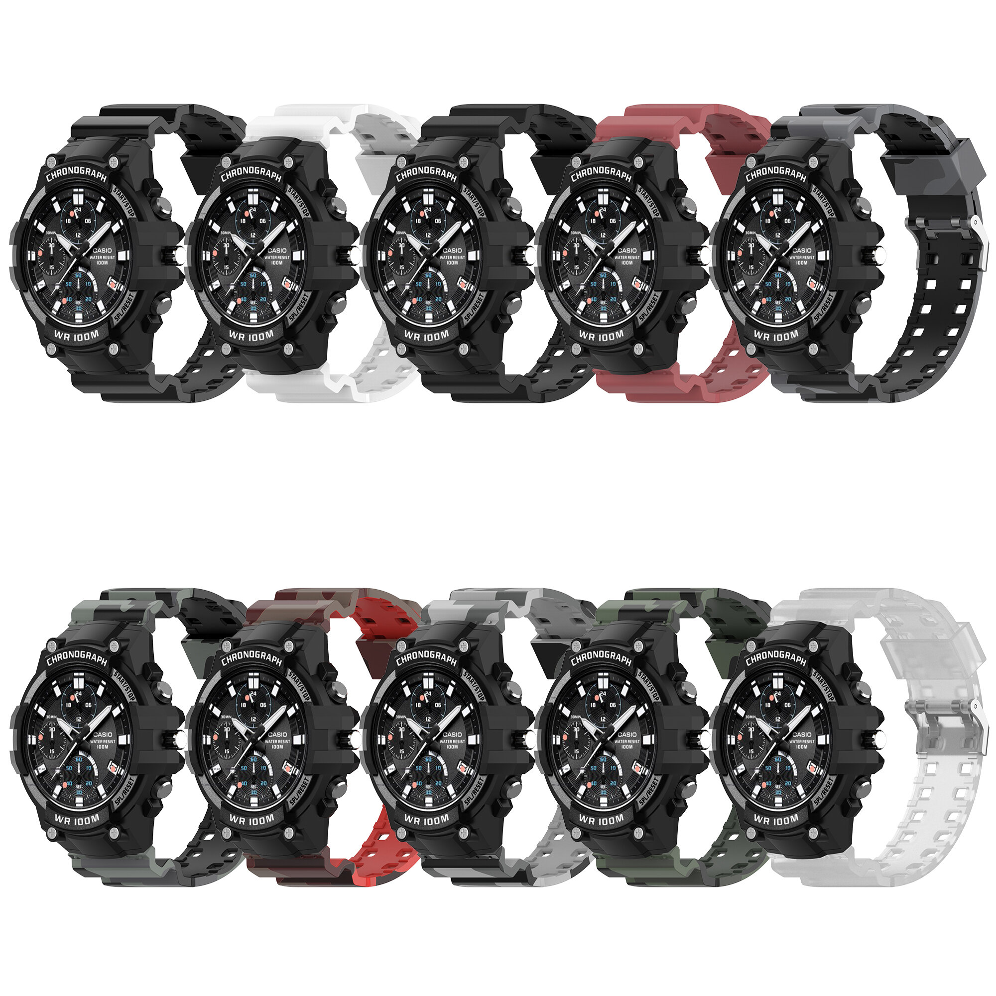 [Multi-Color to Choose] Bakeey Business Resin Watch Band Strap Replacement for CASIO G-Shock