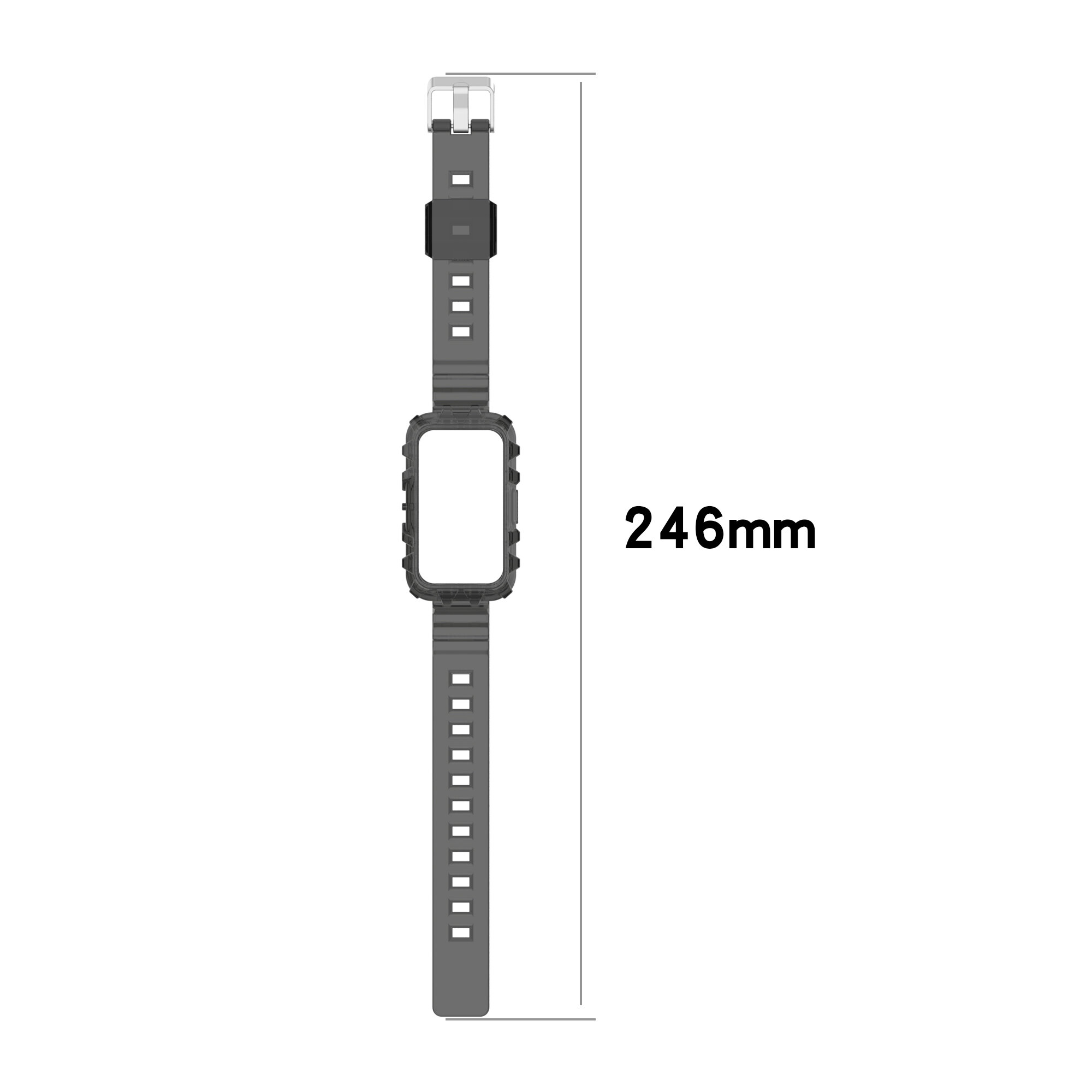 Bakeey Fashion Comfortable Translucent Soft TPU Watch Band Strap Replacement for Huawei Band 6/ Honor Band 6